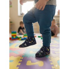 Soylu Yumuşak Nakışlı Gezegenli Erkek Çocuk Pandufu