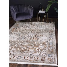 Hfs Home Dekorasyon Kaymaz Dokuma Tabanlı Vintage Halı Şönil Modern Dijital Baskı Retro Şık Dekoratif Halı
