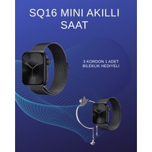 Sq-16 Mini Series 10 Akıllı Saat | Spor Modları, Bildirim ve Müzik Kontrolü