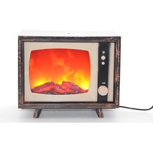 Tv Tasarımlı Ledli Şömine Lamba AALK2511