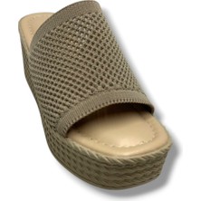 Cakgo 255-25 Triko Anatomik Ultra Soft Dolgu Topuk Kadın Terlik