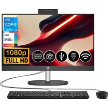 Hp Proone 240 G10 I5 1335U 16GB 1tb M.2 SSD B6JD5ES  Atl6 23.8" Fhd Fdos Siyah  All In One Bilgisayar