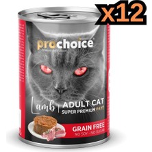 Prochoice Yetişkin Tahılsız Kuzu Etli Kedi Konservesi 400 gr