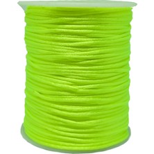 Floş Ip - Takı Ipi - Sıçan Kuyruğu Ip - Bileklik Ipi 1 mm Canlı Sarı