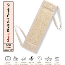 Kabak Lifi Kesesi I %100 Doğal Kabak Lifi Sırt Kesesi Masaj ve Peeling Etkili Uzun Form