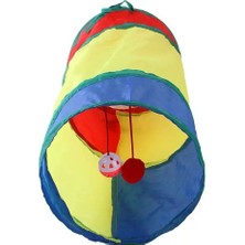 Renkli Katlanabilir Uzun Kedi ve Köpek Oyun Tüneli Eğlence ve Egzersiz Için