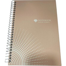 Spiralli Defter Çizgili 17X24 Pastel Kapak 100 Sayfa