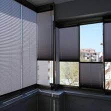 Cam Balkon Perdesi Plise Perde Gri Istediğiniz Ölçüde