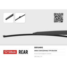 Sılbak SB15ARG - Silecek Süpürgesi Arka Muz Tipi 380MM Audi Q5 Fyb 05/16