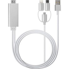 ZR778 L6-M3M Lightning Micro Type-C Hdtv Kablo