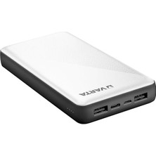 Varta 15.000MAH LED Göstergeli Powerbank 2xusb Type-C Micro-Usb Şarj Girişli (4944)