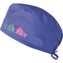 Sevgili Balina Temalı Bonesi Standart ve Büyük Boy Cerrahi Bone Doktor Hemşire Aşçı