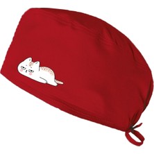 Uykulu Kedi Temalı Doktor Hemşire Hastane Medikal Cerrahi Bone | Cerrahi Bone