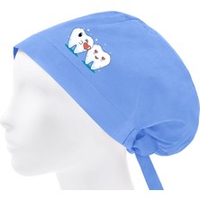 Tesettür Bone Kalpli Dişler Temalı Hastane Diş Doktoru Bonesi | Cerrahi Bone