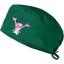 Pembe Panter Doktor Hemşire Hastane Diş Doktoru Şef Bonesi | Cerrahi Bone