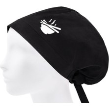 Tesettür Bone Çin Yemeği Aşçı Bonesi Mutfak Restorant Bonesi | Geniş Kalıp