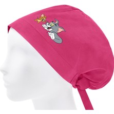 Tesettür Bone Tom ve Jerry Doktor Hemşire Hastane Diş Doktoru Aşçı Bonesi | Cerrahi Bone