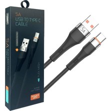 HC05 Örgülü 5 Amper USB To Type- C 1 Metre Şarj Data Kablosu (4944)