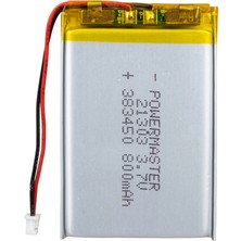 3.7 Volt 800 Mah Lityum Polimer Pil