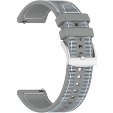 Amazfit Active / Gtr Mini / Cheetah (Square) Uyumlu Tokalı Silikon Kordon 20MM