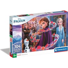 - 104 Parça Glitter Puzzle - Frozen 2 - 1