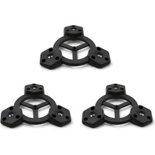 Adet Mobilya Zigon Sehpa Ayak Aparatı Masa Üçlü Plastik Bağlantı Açılı Dereceli Ayak Tabanı