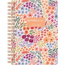 Color Botanical Spiralli Defter Çizgili Turuncu 17X24 cm