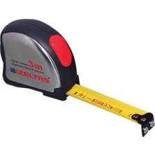 Izeltaş | Şerit Metre, Mıknatıslı Uç ile Yüzeye Yapışan Krom Metre, 5 M, 19 mm