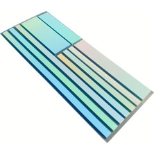 Şeffaf Renkli Yapışkanlı Not Kağıdı Karma Şerit (Karma Şerit 1)