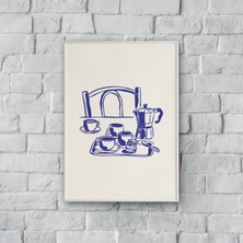 ''coffee Table''  Poster Tablo (Çerçeveli)