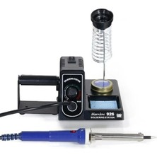 926 Geliştirilmiş Versiyon Elektrikli Lehim Istasyonu, 200ºC-500ºC Arası Ayarlanabilir Sıcaklık Aralığı, 35W 45W 60W Ayarlanabilir Güç, Paslanmaz Çelik Borular