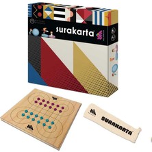 ZA.013.034 Surakarta Ahşap Zeka ve Strateji Oyunu, 5+ Yaş, 2 Oyuncu, Çok Renkli