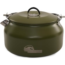 Badger Yeşil Balbal 1 Lt Renkli Kamp Çaydanlığı Yeşil, Hafif Alüminyum Alaşımlı Gıda Sınıfı Çaydanlık