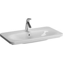 Nest Trendy 5686B003-1072 Tezgah Lavabo, 80 Cm, Beyaz