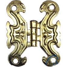 Dekoratif Sac Kelebek Menteşe - Küçük, Sarı, 100 Adet