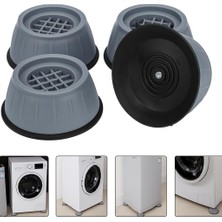 Gürültü Engelleyici ve Kaymaz Titreşim Önleyici Makine Ayağı Pedleri – Çamaşır ve Bulaşık Makinesi, Kurutma, Kanepe, Koltuk, Beyaz Eşya Için Stoper Ayak 4’lü Set