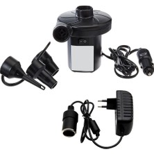 Yatak - Havuz Şişirme Boşaltma Pompası Araç Çakmak + 220V Çift Başlık