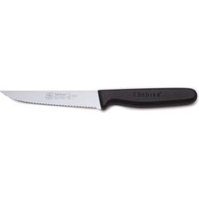 61005-LZ Tırtıklı Uç Biftek Bıçağı (Siyah)
