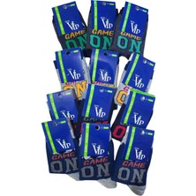 Vip 12 Li Erkek Çocuk Pamuklu Çorap