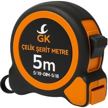 5m Otomatik Frenli Şerit Metre – 25MM Genişlik, Manyetik Uç, Dayanıklı Gövde