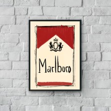 ''marlboro'' Poster Tablo (Çerçeveli)