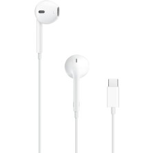 Kulaklık,  ve  ile Uyumlu Earpods Mikrofonlu Kablolu Stereo Type-C Kulaklık Torima TC04, Beyaz