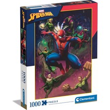- 39742 - Yapboz Örümcek Adam Illustrated, 1000 Parça Yetişkinler ve Çocuklar Için, Tüm Aile Için Beceri Oyunu