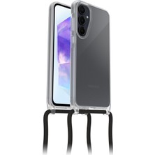React Necklace Kılıf,  Galaxy A55 5g Için, Ultra Ince, Koruyucu Kılıf, Ayarlanabilir ve Çıkarılabilir Cep Telefonu Zincirli, Askeri Standartlara Göre Test Edilmiştir, Şeffaf