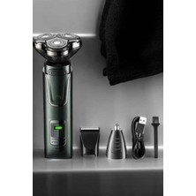 Profesyonel Saç ve Sakal Bakım Seti, Vücut, Burun ve Kulak Tüy Alma, Altın Renkli