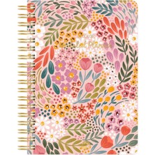 Color Süresiz Planlayıcı Spiralli Ajanda Defter Botanical 17X24 cm