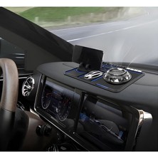 Torpido Üstü Numaratörlü Telefon Tutucu Kaydırmaz Mat Araba Için Kaymaz Telefon Pedi, Çok Işlevli Araba Kaymaz Gösterge Paneli Matı, Evrensel 360° Dönebilen Cep Telefonu Tutucu