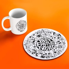 Arkadaşa Hediye Best Friends Forever Baskılı Kupa ve Mouse Pad Seti