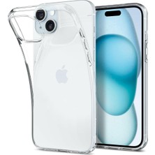 iPhone 15 Plus Kılıf Liquid Crystal 4 Tarafı Tam Koruma Crystal Clear - ACS06647