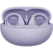C30 (QT33) Crossky Kablosuz Küpe Kulaklık 4 Mikrofon Enc Ipx5 Bluetooth 5.4 Mor